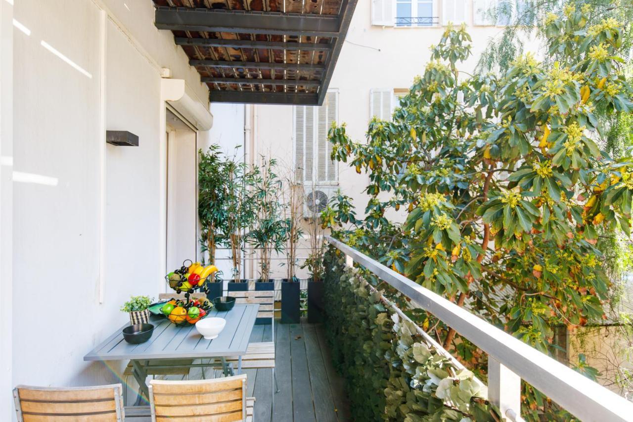 Le Cocon Des Artistes - Coeur De Cannes - Spacieux - Terrasse - Clim Buitenkant foto
